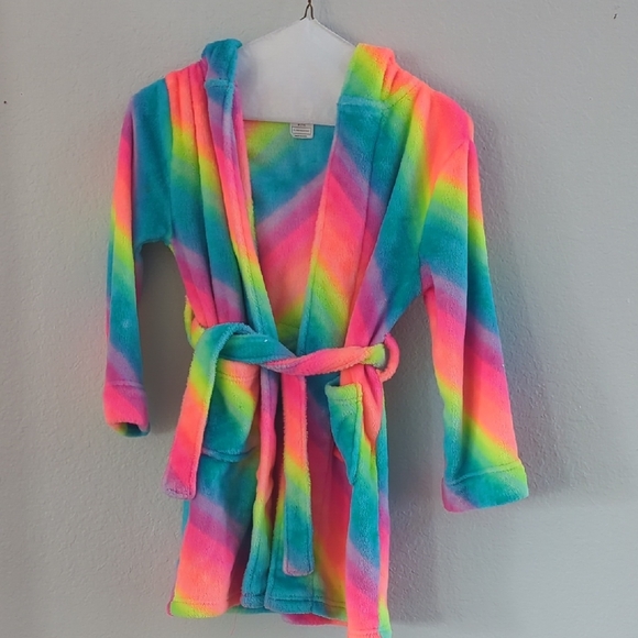 Wonder Nation Multicolor Plush Robe - Picture 2 of 5